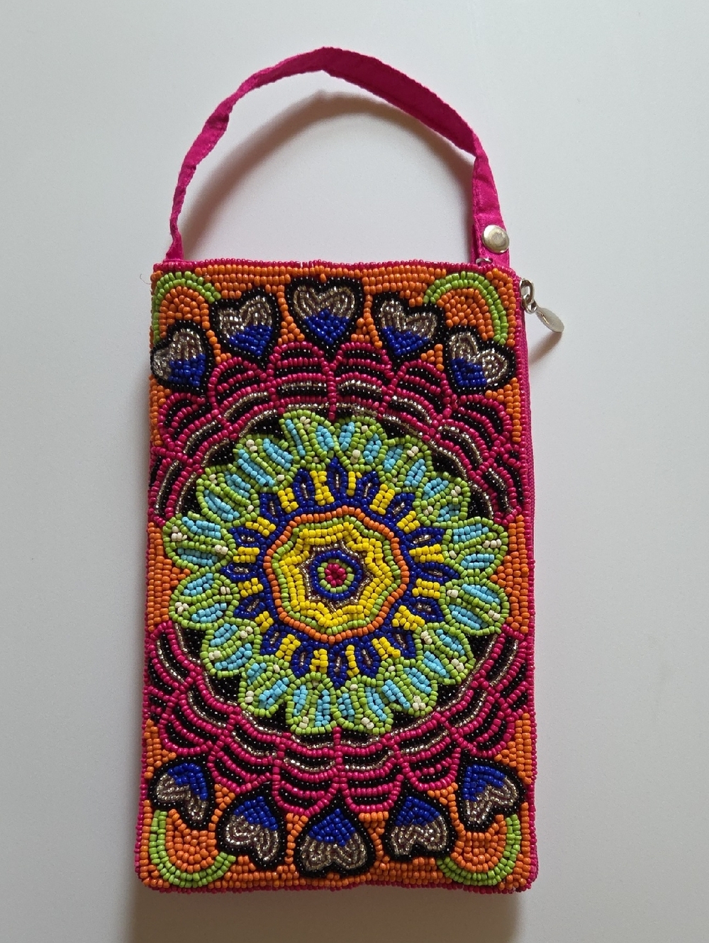 Bamboo Trading Company Beaded Crossbody Bag